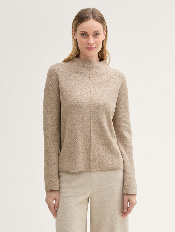 TOM TAILOR Strickpullover Strickpullover mit LENZING™ ECOVERO™ Strickpullover mit LENZING™ ECOVERO™ von TOM TAILOR