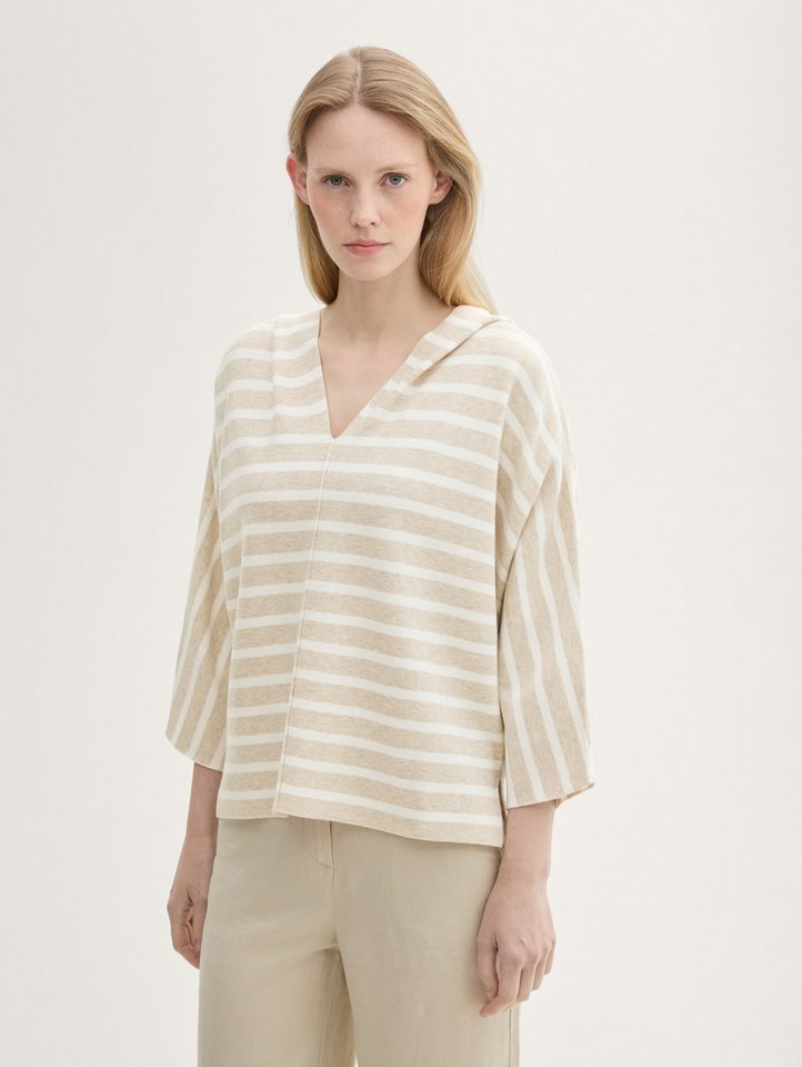 TOM TAILOR Strickpullover Strickoberteil mit TENCEL™ Lyocell von TOM TAILOR