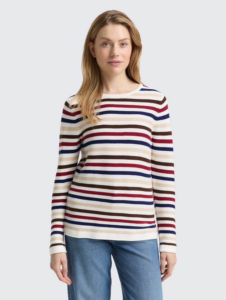 TOM TAILOR Strickpullover Strickpullover aus Bio-Baumwolle Strickpullover aus Bio-Baumwolle von TOM TAILOR