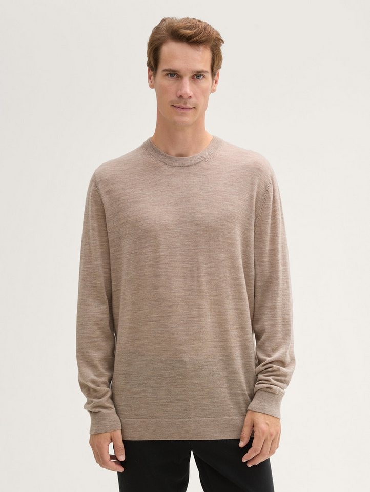 TOM TAILOR Strickpullover Strickpullover aus Merinowolle Strickpullover aus Merinowolle TOM TAILOR Strickpullover Strickpullover aus Merinowolle Strickpullover aus Merinowolle von TOM TAILOR