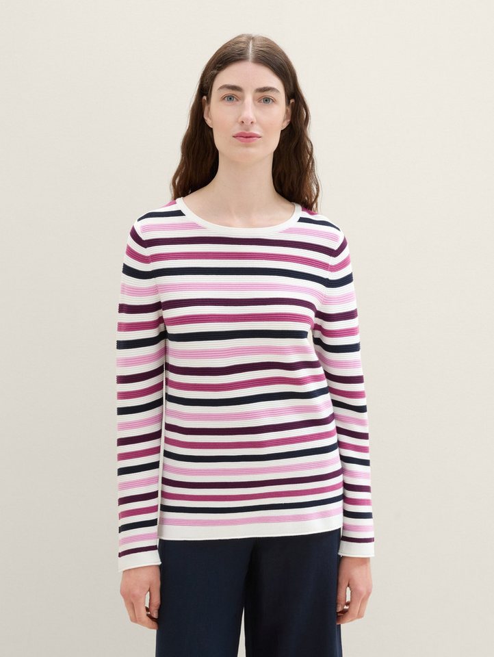 TOM TAILOR Strickpullover Strickpullover aus Bio-Baumwolle Strickpullover aus Bio-Baumwolle von TOM TAILOR