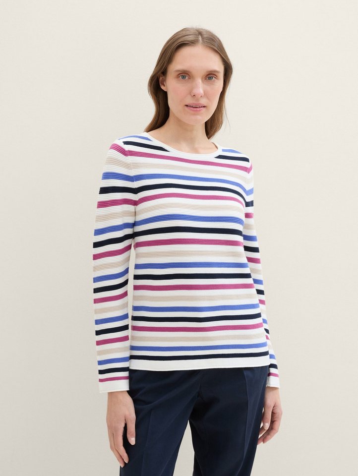 TOM TAILOR Strickpullover Strickpullover aus Bio-Baumwolle Strickpullover aus Bio-Baumwolle von TOM TAILOR