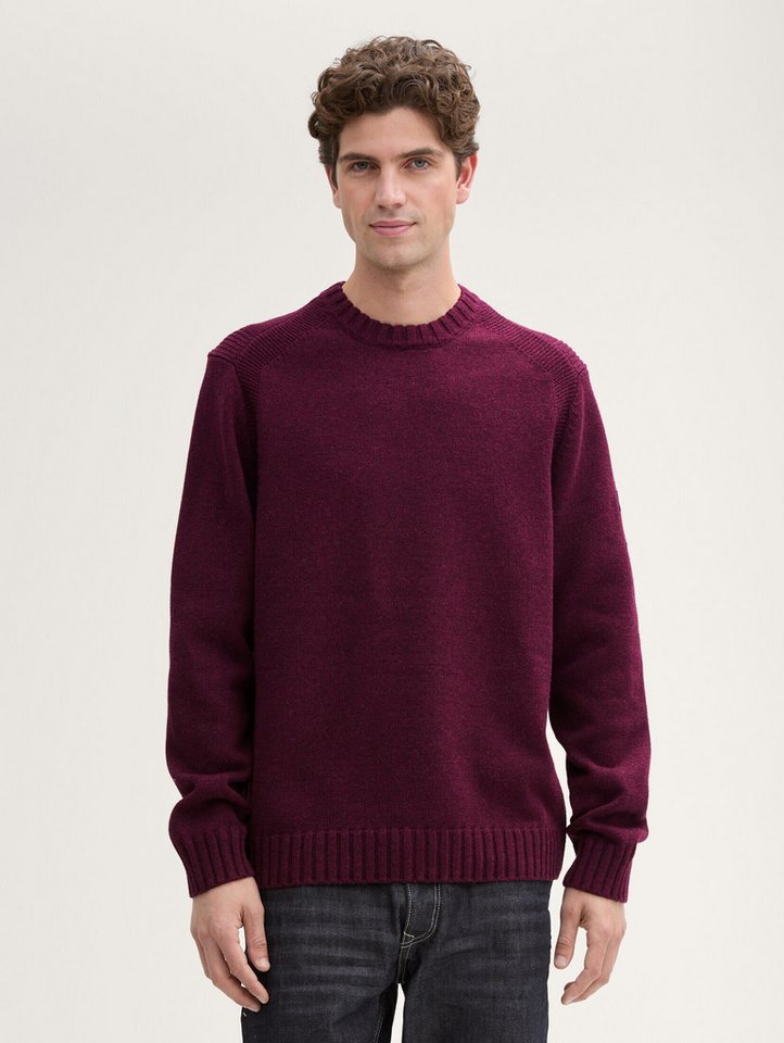 TOM TAILOR Strickpullover Strickpullover mit Ripp-Details Strickpullover mit Ripp-Details TOM TAILOR Strickpullover Strickpullover mit Ripp-Details Strickpullover mit Ripp-Details von TOM TAILOR