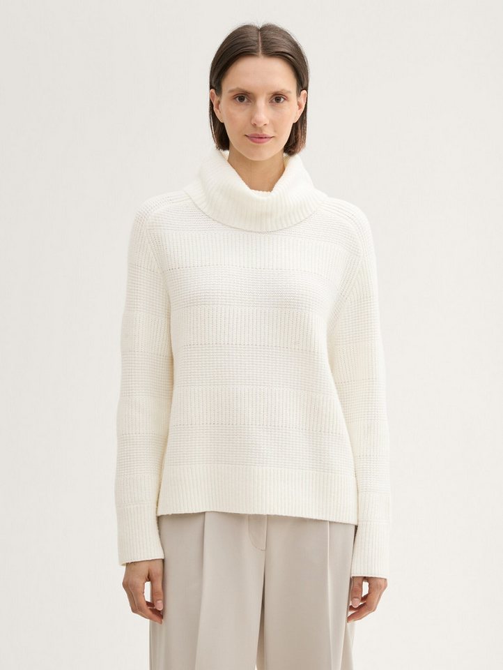 TOM TAILOR Strickpullover Strickpullover mit Rollkragen TOM TAILOR Strickpullover Strickpullover mit Rollkragen von TOM TAILOR