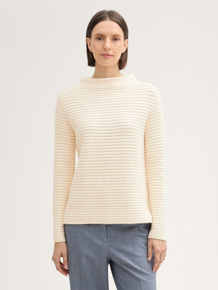TOM TAILOR Strickpullover Pullover & Strickjacken Strickpullover mit Stehkragen von TOM TAILOR