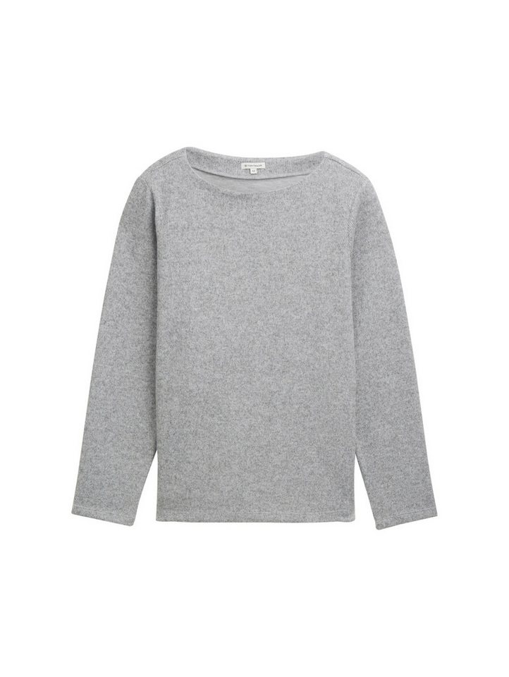 TOM TAILOR Strickpullover Sweatshirt cosy rib von TOM TAILOR