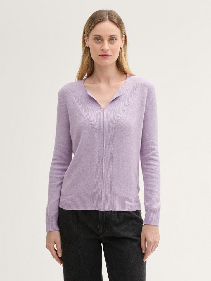 TOM TAILOR Strickpullover Strickpullover mit weichem Wollanteil Strickpullover mit weichem Wollanteil von TOM TAILOR