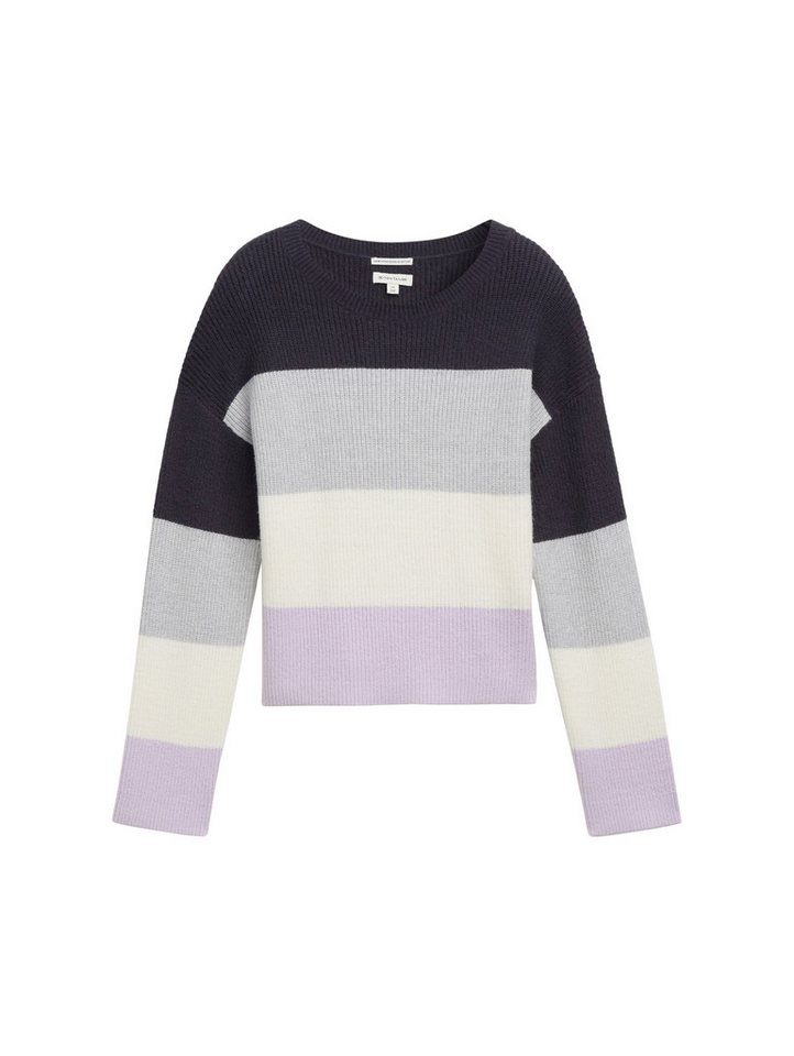 TOM TAILOR Strickpullover mit Colour Blocking von TOM TAILOR