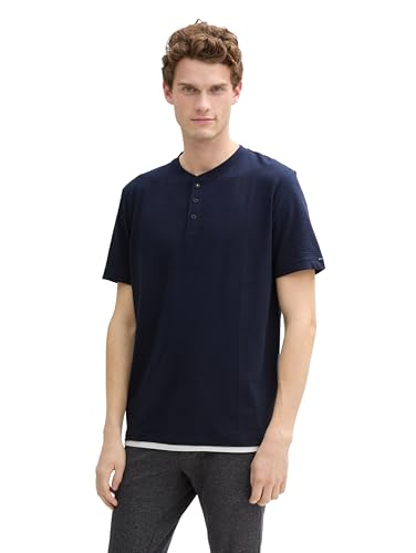 TOM TAILOR Strickpullover mit Muster, beige White Lime Multicolor, XL von TOM TAILOR