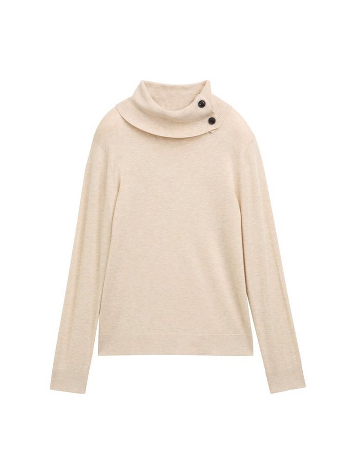 TOM TAILOR Strickpullover pullover with button detail von TOM TAILOR