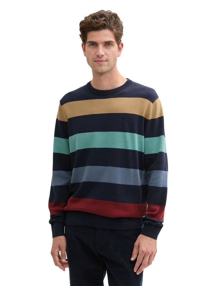 TOM TAILOR Strickpullover mit Blockstreifen von TOM TAILOR