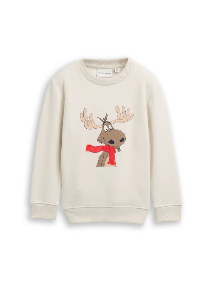 TOM TAILOR Sweater mit Print und Strick-Details, für Kids von TOM TAILOR