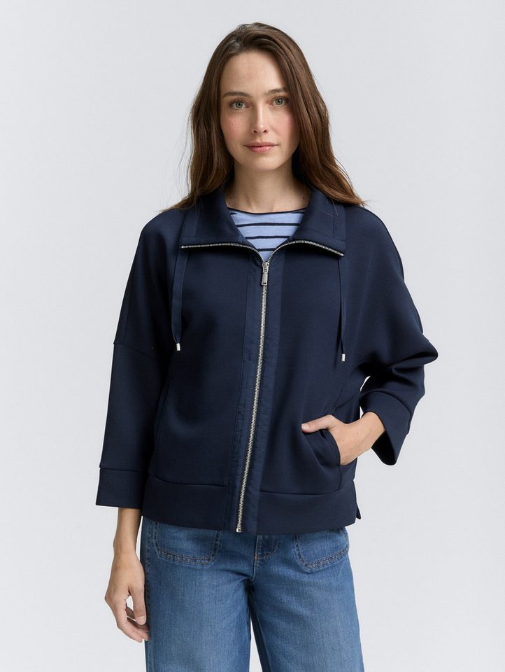 TOM TAILOR Sweatjacke Boxy Fit Scuba Sweatjacke Boxy Fit Scuba Sweatjacke von TOM TAILOR