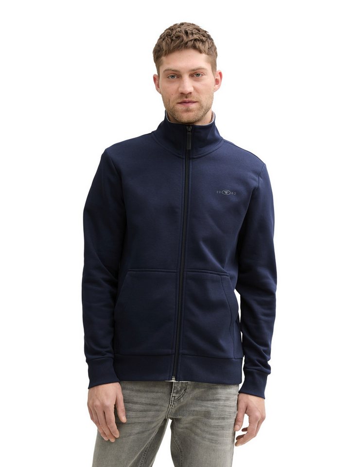 TOM TAILOR Sweatjacke mit Logo Stickerei von TOM TAILOR