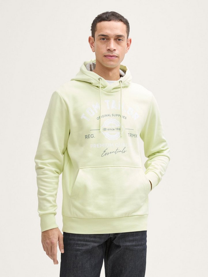 TOM TAILOR Sweatshirt Hoodie Sweatshirt mit Logo-Print von TOM TAILOR