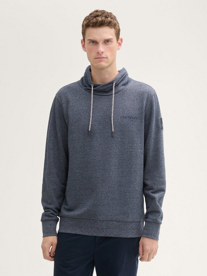 TOM TAILOR Sweatshirt Sweatshirt mit Logo-Details Sweatshirt mit Logo-Details von TOM TAILOR