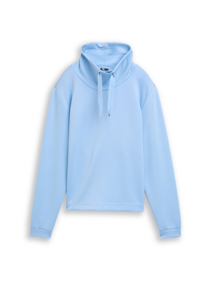 TOM TAILOR Sweatshirt Sweatshirt scuba stand up coll von TOM TAILOR