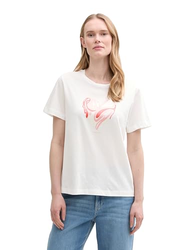 TOM TAILOR Sweatshirt aus Bio-Baumwolle, red Structure, XXL von TOM TAILOR