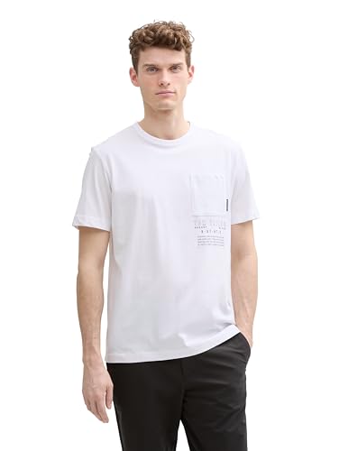 TOM TAILOR Sweatshirt mit Logo-Badge, Mystical Blue, M von TOM TAILOR