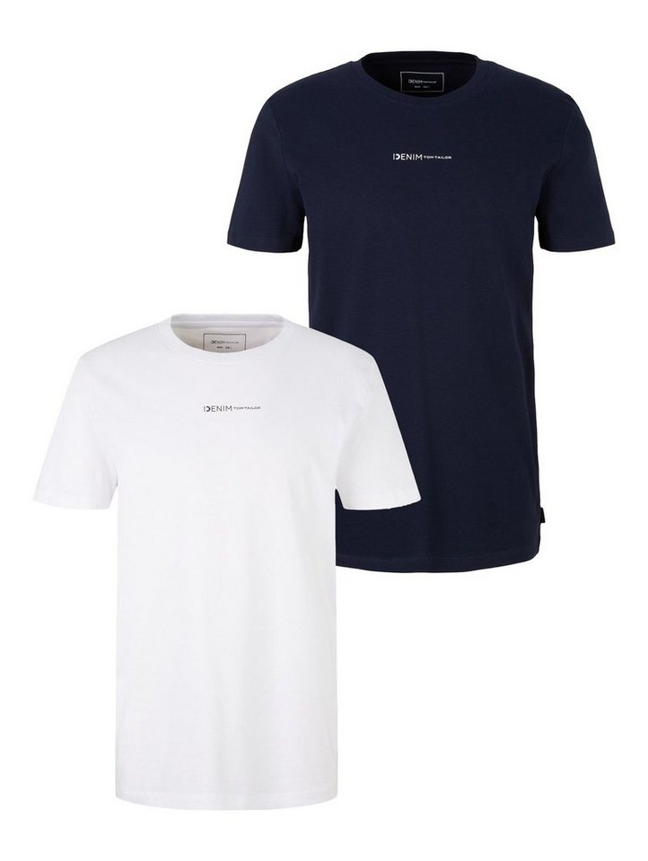 TOM TAILOR T-Shirt (2-tlg) DENIM T-Shirts von TOM TAILOR