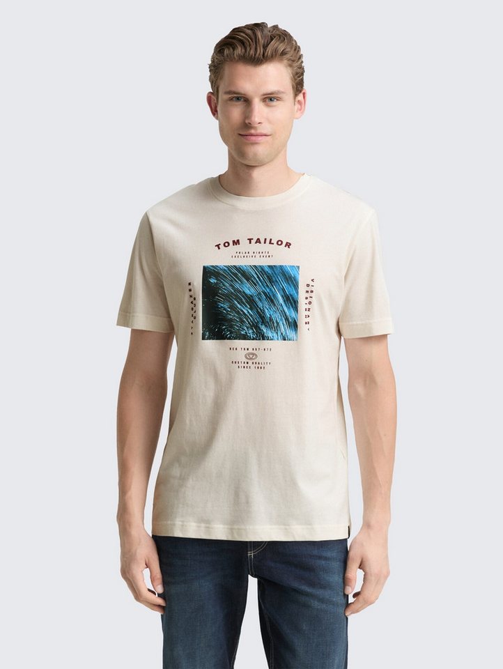 TOM TAILOR T-Shirt T-Shirt T-Shirt mit Foto-Print von TOM TAILOR