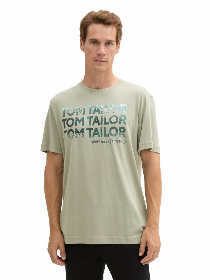 TOM TAILOR T-Shirt Print T-Shirt für Herren (1-tlg., keine Angabe) von TOM TAILOR