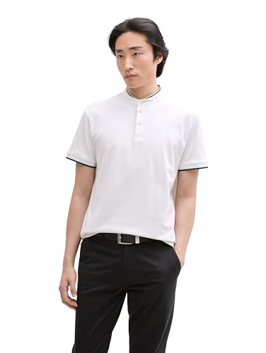 TOM TAILOR T-Shirt in Melange-Optik, Bright Green Tonal Spacedye, XL von TOM TAILOR