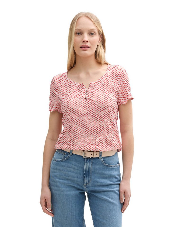 TOM TAILOR T-Shirt mit All-Over Print von TOM TAILOR