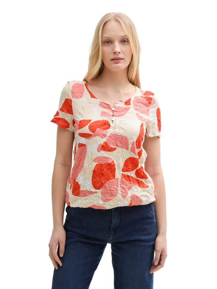 TOM TAILOR T-Shirt mit All-Over Print von TOM TAILOR