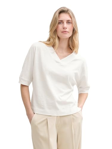TOM TAILOR T-Shirt mit V-Ausschnitt, Explorer Green, XXL von TOM TAILOR