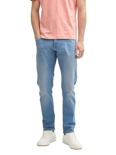 TOM TAILOR TTTapered Jeans, Used Mid Stone Blue Denim, 36/34 von TOM TAILOR