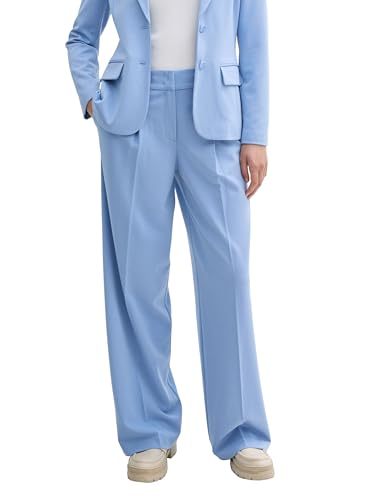 TOM TAILOR Tapered Relaxed Hose, Green Irregular Woven Stripe, 36/28 von TOM TAILOR