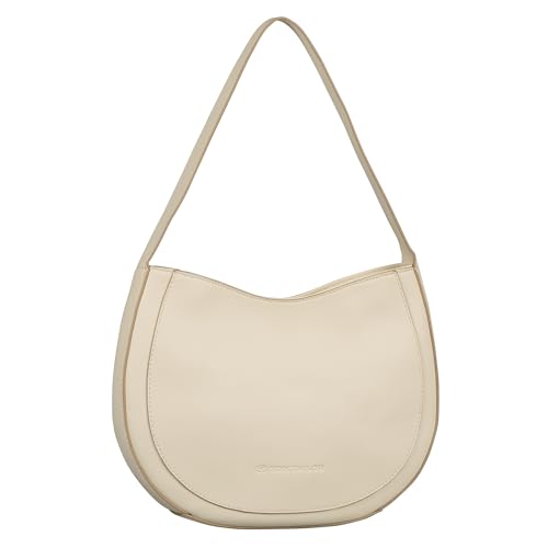 TOM TAILOR Thea Damen Hobo Bag Schultertasche Mittelgroß Weiß von TOM TAILOR