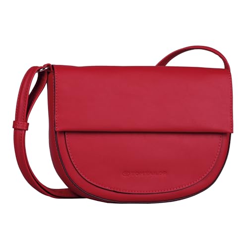TOM TAILOR Thea Damen Umschlagtasche Umhängetasche Klein Rot von TOM TAILOR