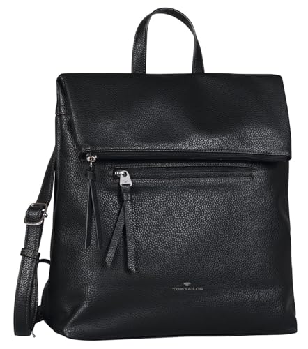 TOM TAILOR Tinna Damen City Rucksack Backpack, 12 L Schwarz von TOM TAILOR