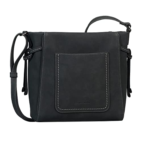 TOM TAILOR- Tizia, Damen, Umhängetasche, M, Schwarz, 25,5x8x24,5 cm von TOM TAILOR