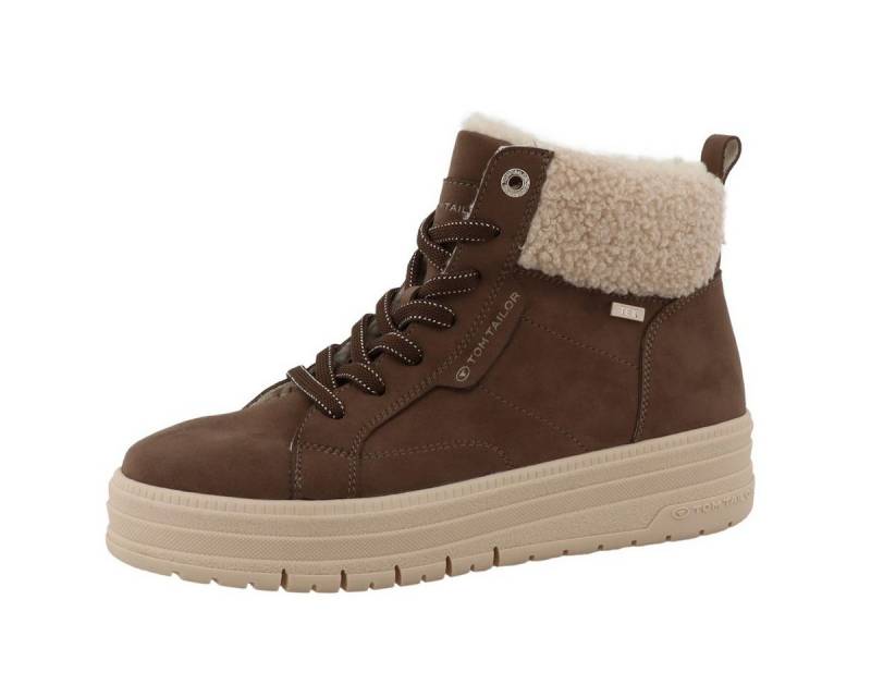 TOM TAILOR Tom Tailor Damen Plateau High-Top Sneaker Stiefel von TOM TAILOR