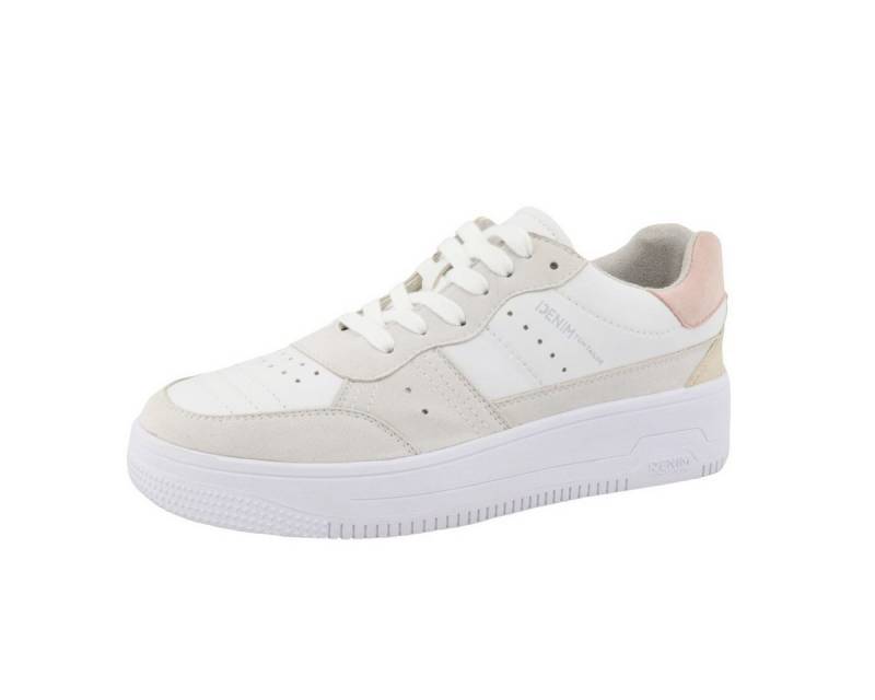 TOM TAILOR Tom Tailor Denim Damen Sneaker Lowtop weißrose EUR 43 Sneaker von TOM TAILOR