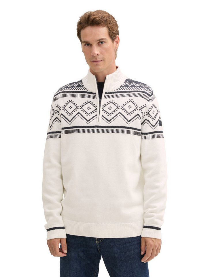 TOM TAILOR Troyer mit Fair Isle Muster von TOM TAILOR