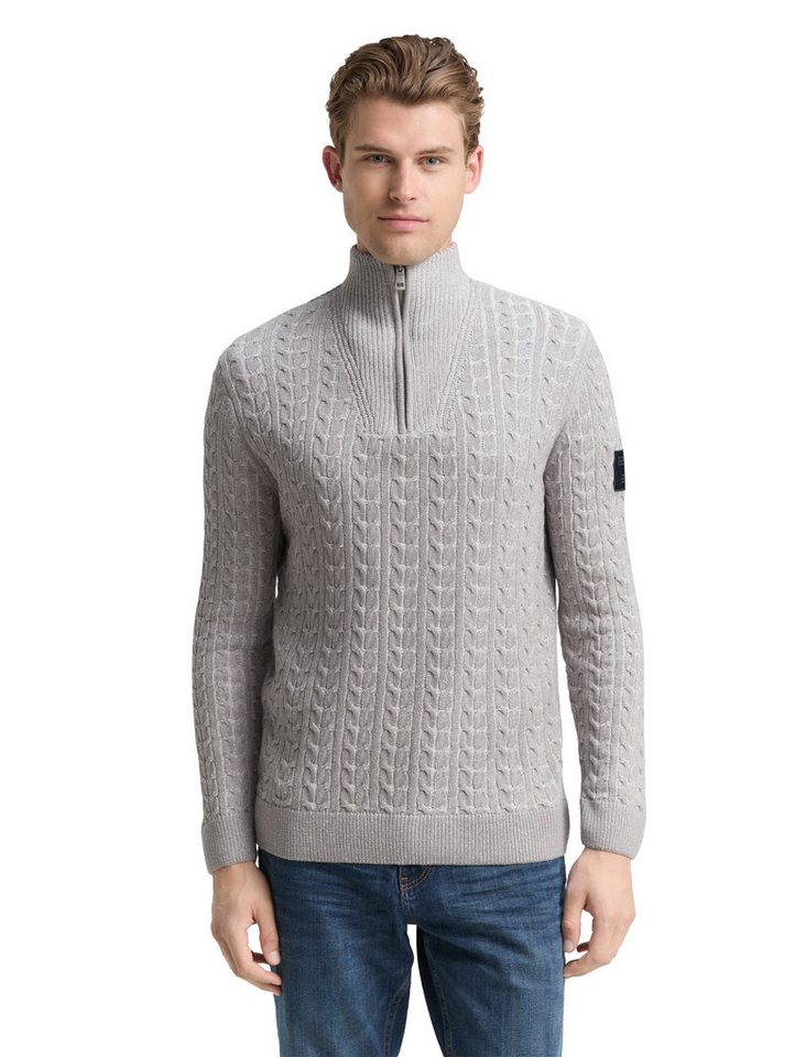 TOM TAILOR Troyer mit Rippbündchen von TOM TAILOR