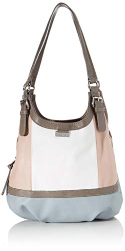 TOM TAILOR Juna Damen Shopper Umhängetasche Reißverschluss Mittelgroß Rosa von TOM TAILOR