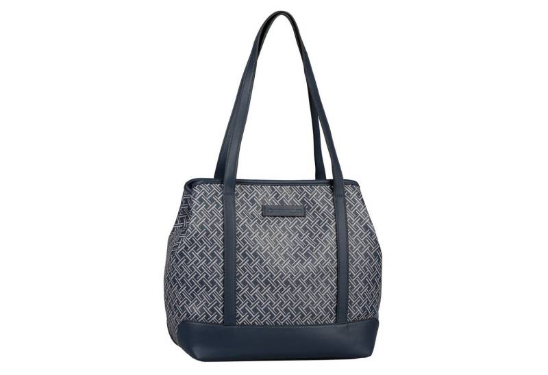 TOM TAILOR Umhängetasche Shopper Yoki PRINTED BLUE von TOM TAILOR