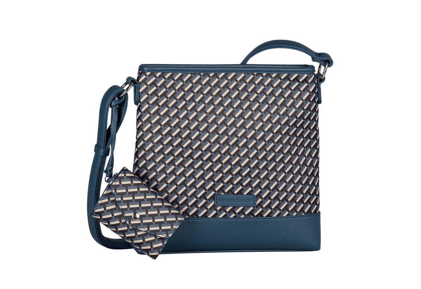 TOM TAILOR Umhängetasche Xenia (Set, Mit abnehmbarer Außentasche), Damen Schultertasche, Handtasche mit buntem Kontrastdruck von TOM TAILOR
