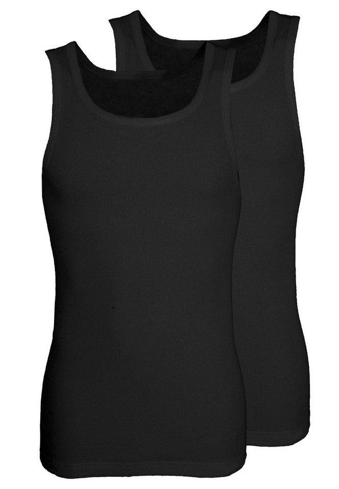 TOM TAILOR Unterhemd Herren-Unterhemd 2er-Pack Doppelripp Uni von TOM TAILOR