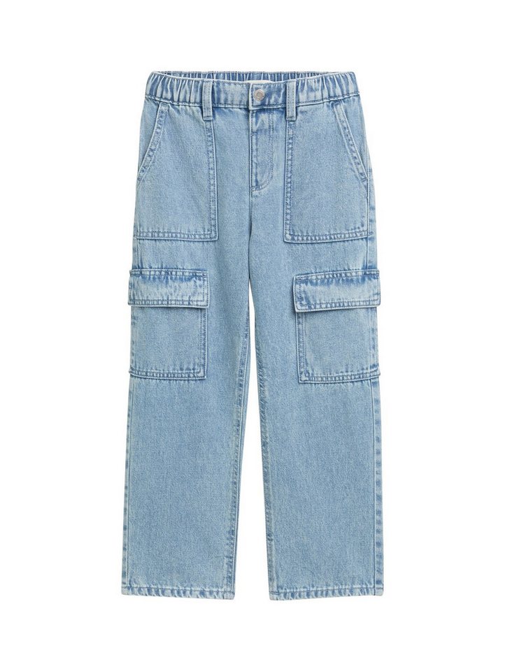 TOM TAILOR Weite Jeans Jeanshosen Baggy Cargo Jeans von TOM TAILOR