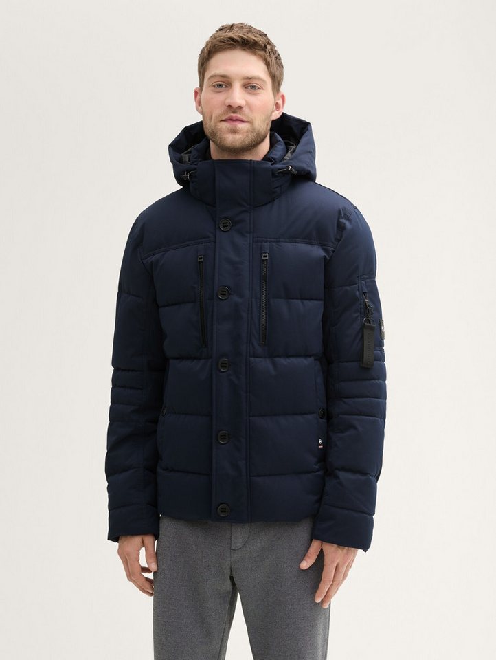 TOM TAILOR Winterjacke Pufferjacke mit abnehmbarer Kapuze Pufferjacke mit abnehmbarer Kapuze von TOM TAILOR