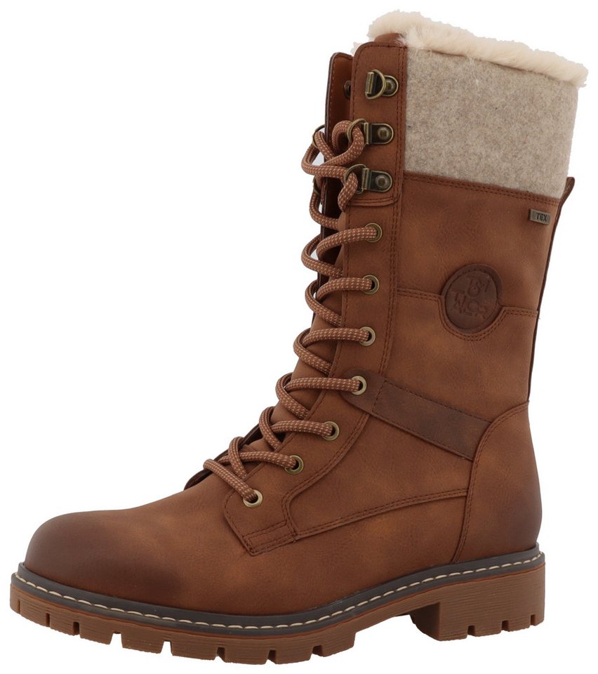 TOM TAILOR Winterstiefel Schnürstiefel mit TEX-Membrane von TOM TAILOR