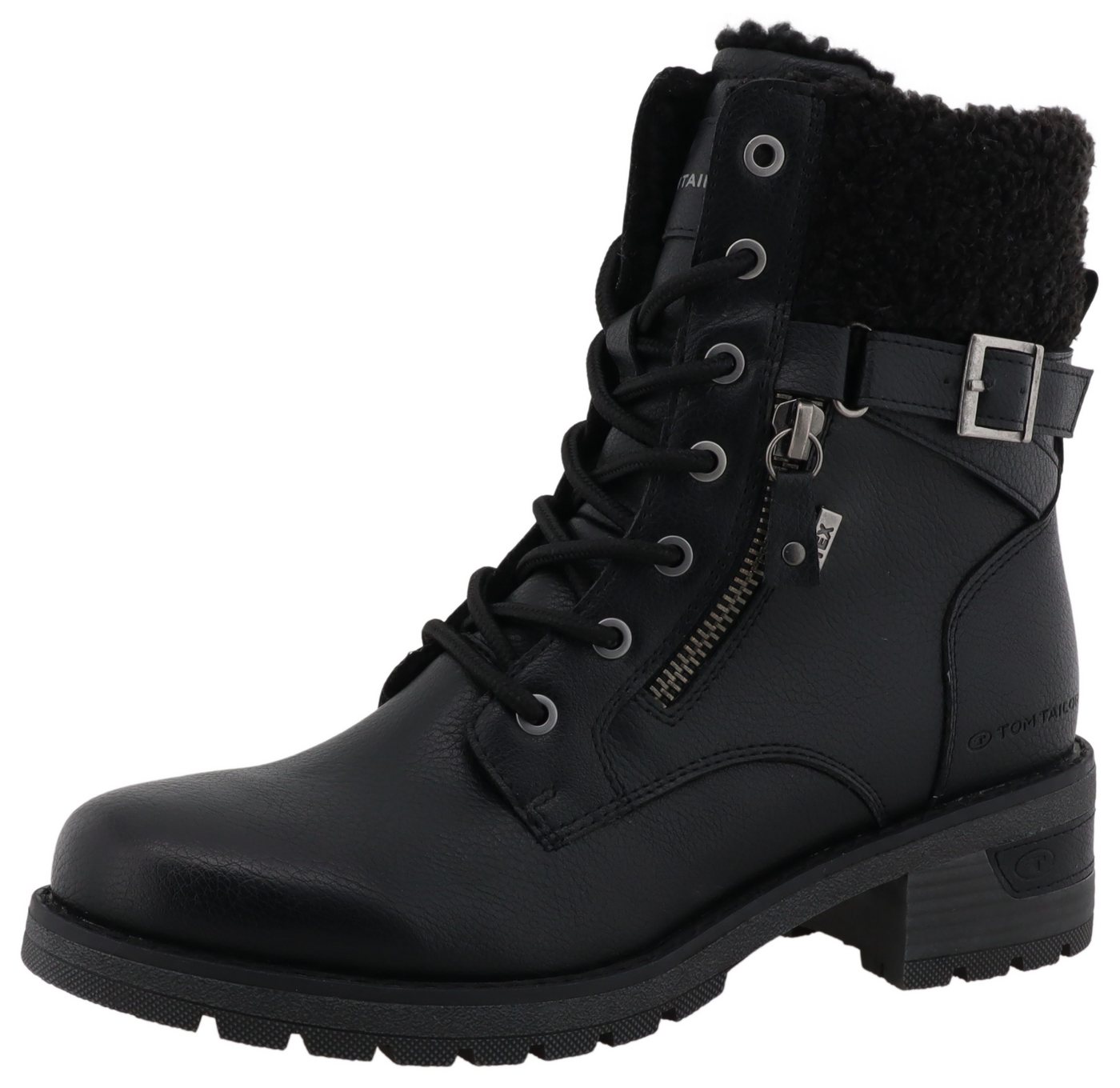 TOM TAILOR Winterstiefelette Stiefelette, Winterboots mit Blockabsatz von TOM TAILOR