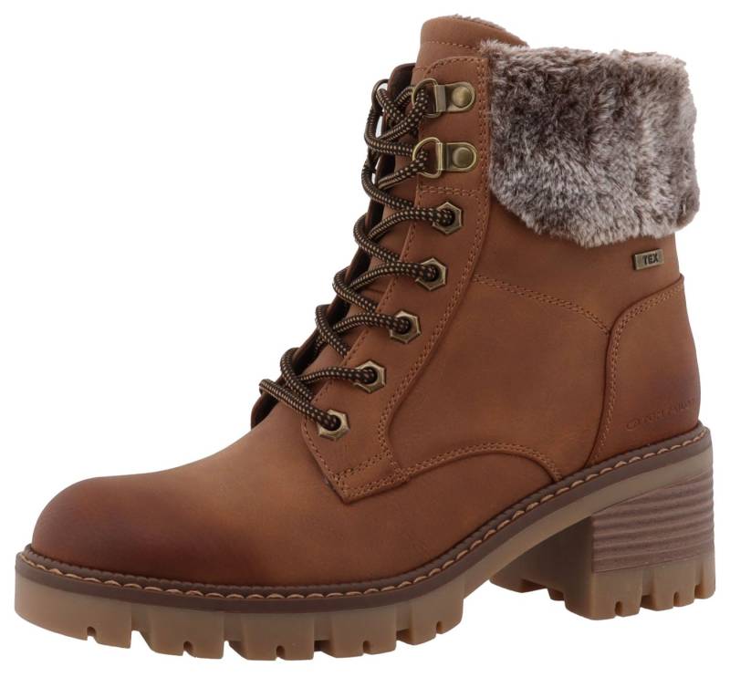 TOM TAILOR Winterstiefelette Workerboots, Plateaustiefelette mit Blockabsatz von TOM TAILOR