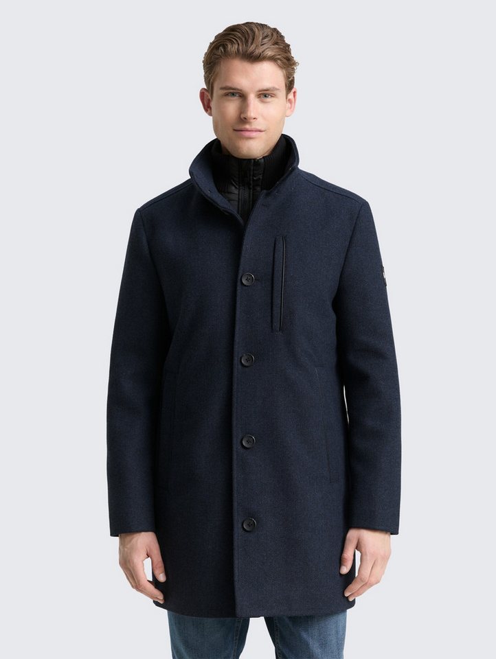 TOM TAILOR Wollmantel 2-in-1 Wollmantel mit abnehmbarer Innenjacke 2-in-1 Wollmantel mit abnehmbarer Innenjacke von TOM TAILOR